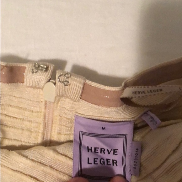 Herve Leger Belted Bandage Dress - Picture 3 of 4